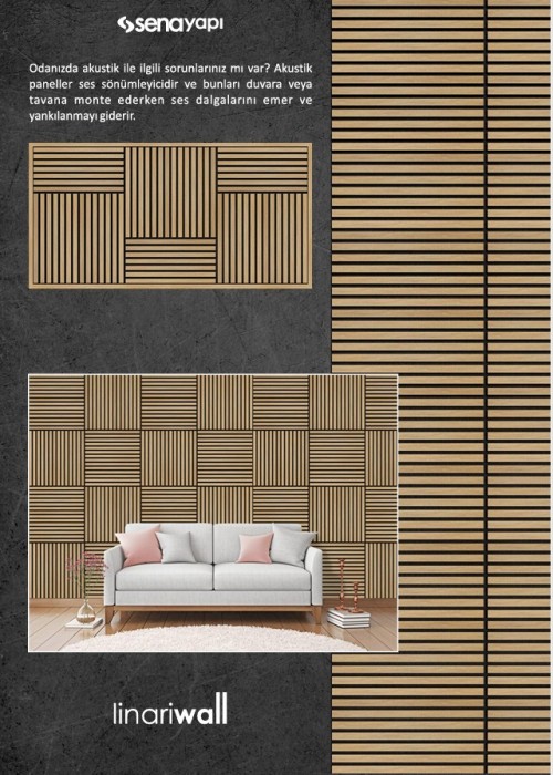 Linariwall 290x580 mm Akustik Panel